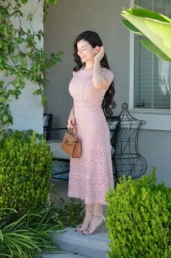 Minnie Pink Eyelash Lace Dress -Women Dresses Store Facetune 19 04 2025 14 05 26
