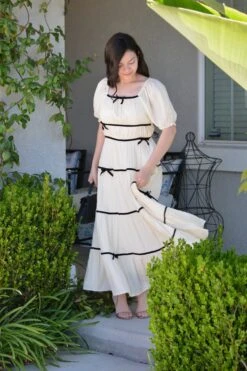 Mattie Cream Bow Dress -Women Dresses Store Facetune 19 04 2025 14 21 50