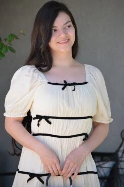 Mattie Cream Bow Dress -Women Dresses Store Facetune 19 04 2025 14 25 05