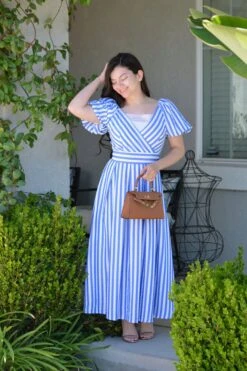 Ollie Blue Stripe Midi Dress -Women Dresses Store Facetune 19 04 2025 14 40 06