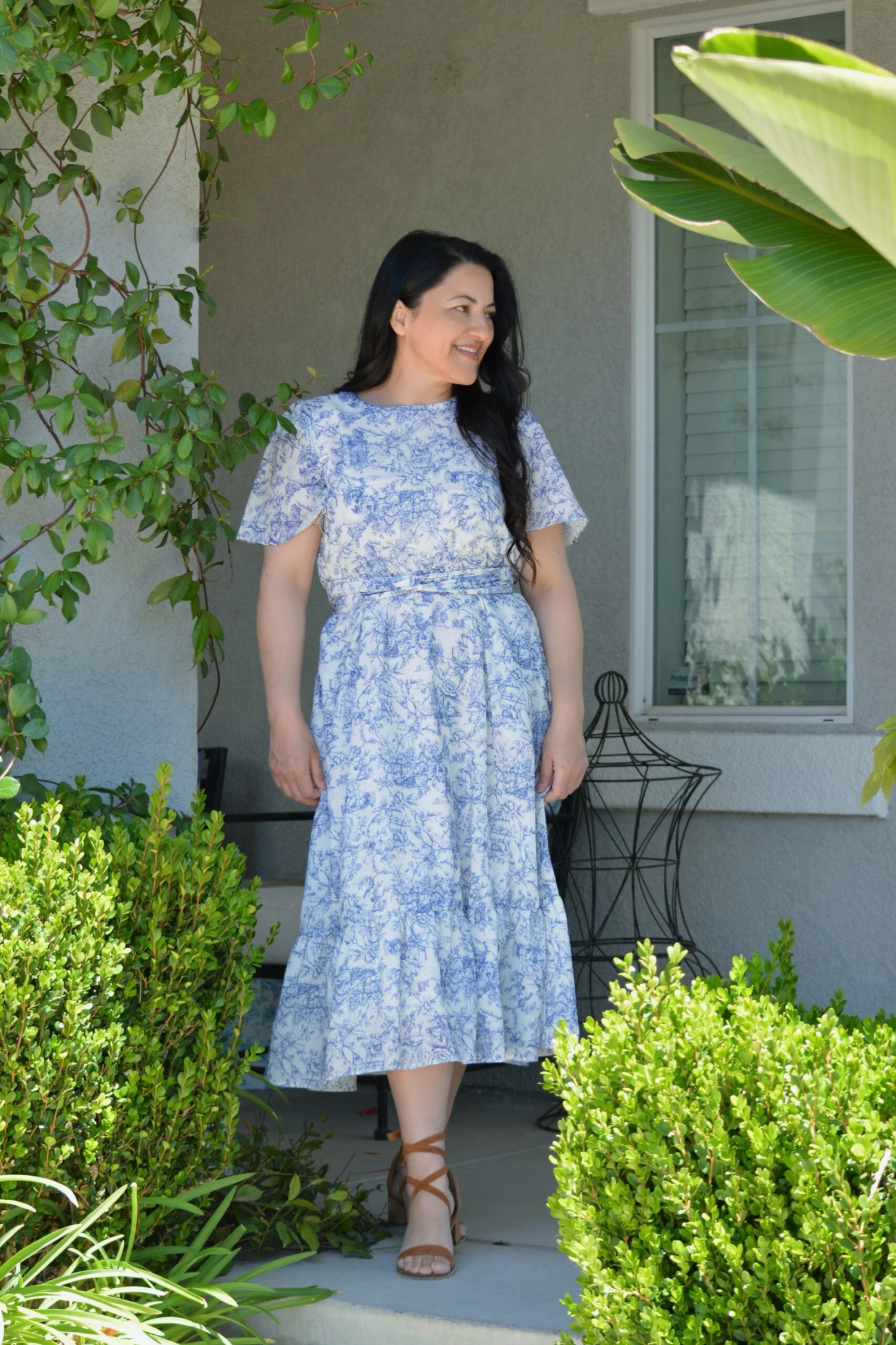 Jennie Toile Midi Dress 10 Jennie Toile Midi Dress - Image 8