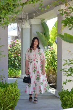 Rebecca Pink Floral Cotton Dress -Women Dresses Store Facetune 23 05 2025 16 46 41