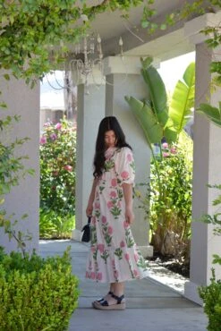 Rebecca Pink Floral Cotton Dress -Women Dresses Store Facetune 23 05 2025 16 48 54