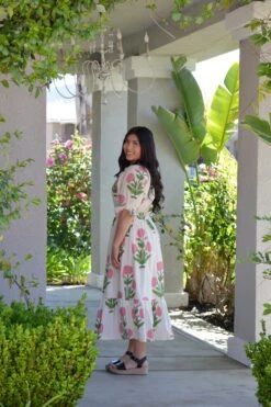 Rebecca Pink Floral Cotton Dress -Women Dresses Store Facetune 23 05 2025 16 49 12