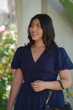 Loretta Navy 100% Cotton Eyelet Dress -Women Dresses Store Facetune 23 05 2025 19 28 24