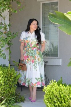 Kathleen Ivory Floral Midi Dress -Women Dresses Store Facetune 24 04 2025 13 17 31