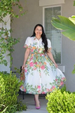 Kathleen Ivory Floral Midi Dress -Women Dresses Store Facetune 24 04 2025 13 18 33