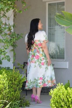 Kathleen Ivory Floral Midi Dress -Women Dresses Store Facetune 24 04 2025 13 20 08