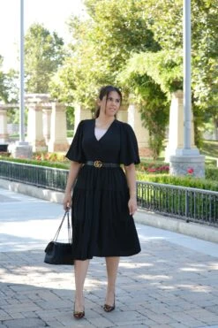 Addy Black Faux Wrap Dress -Women Dresses Store Facetune 25 07 2024 15 07 08