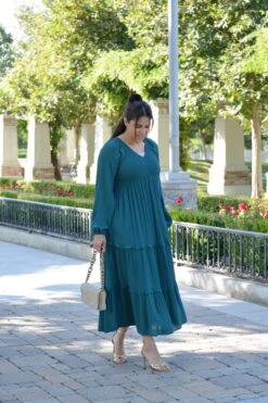 Addilyn Emerald Smocked Maxi Dress -Women Dresses Store Facetune 25 07 2024 16 04 52