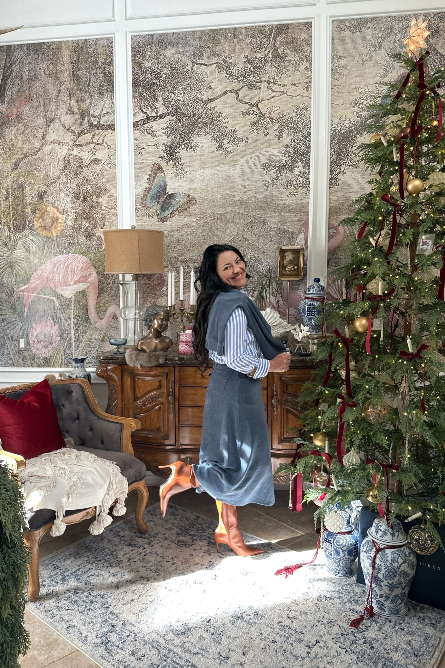 Lyra Warm Blue Corduroy Set 8 Lyra Warm Blue Corduroy Set - Image 6