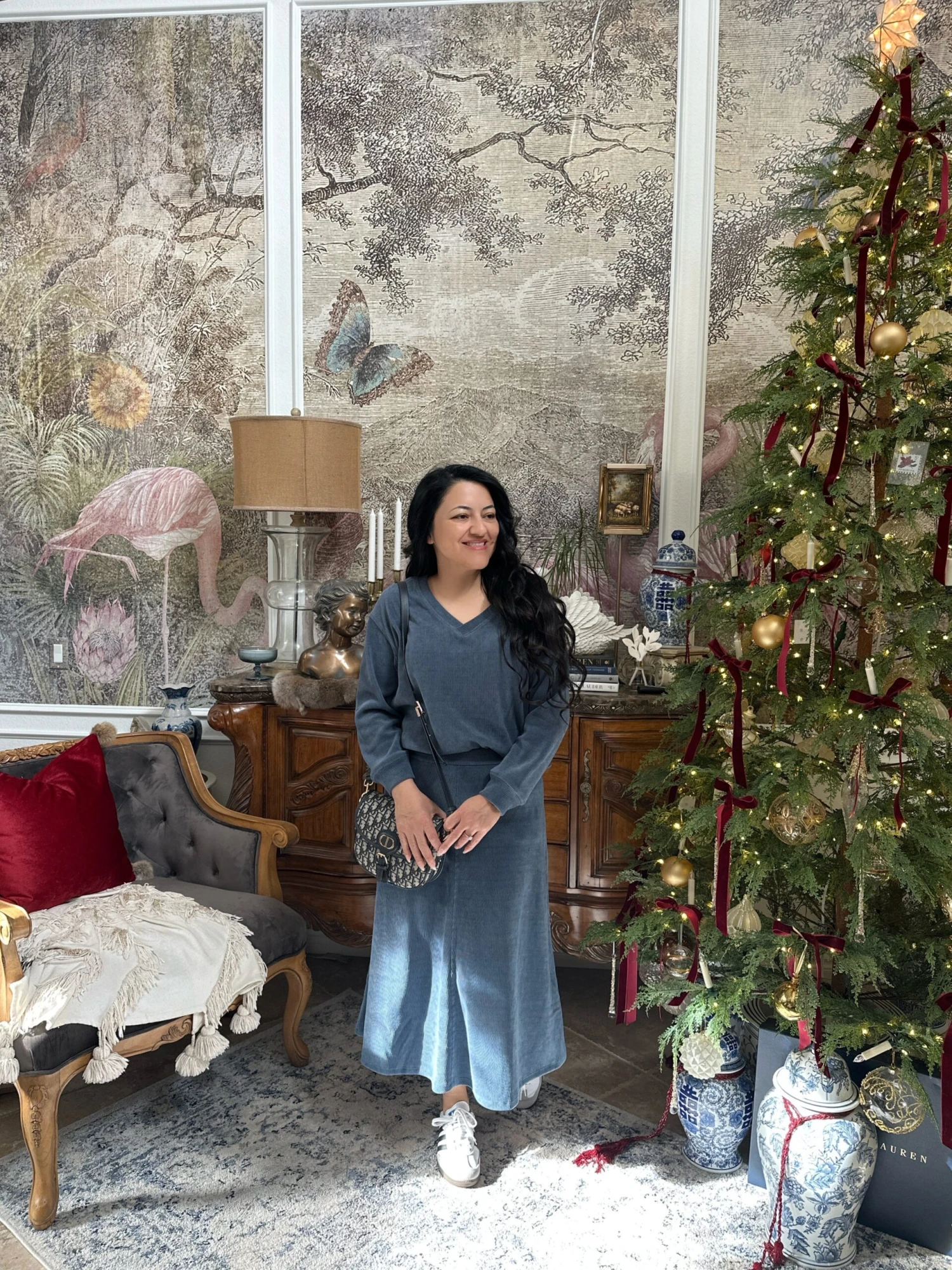 Lyra Warm Blue Corduroy Set 4 Lyra Warm Blue Corduroy Set - Image 2