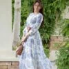 New Marbella Navy Toile Maxi Dress -Women Dresses Store Facetune 27 05 2024 14 56 20