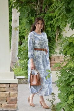New Marbella Navy Toile Maxi Dress -Women Dresses Store Facetune 27 05 2024 14 56 44