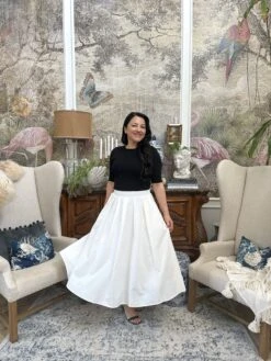 Miriam Off White Midi Skirt -Women Dresses Store Facetune 28 03 2025 14 31 03