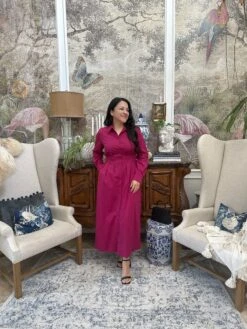 Opal Magenta Shirt Dress -Women Dresses Store Facetune 28 03 2025 14 40 28