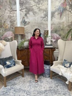 Opal Magenta Shirt Dress -Women Dresses Store Facetune 28 03 2025 14 40 53