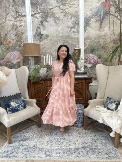 Marcella Pink Gingham Dress -Women Dresses Store Facetune 28 03 2025 14 51 03