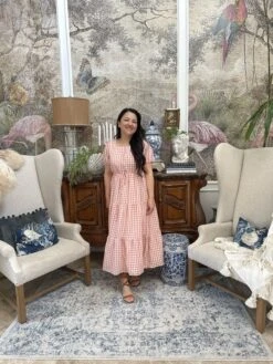 Marcella Pink Gingham Dress -Women Dresses Store Facetune 28 03 2025 14 51 25