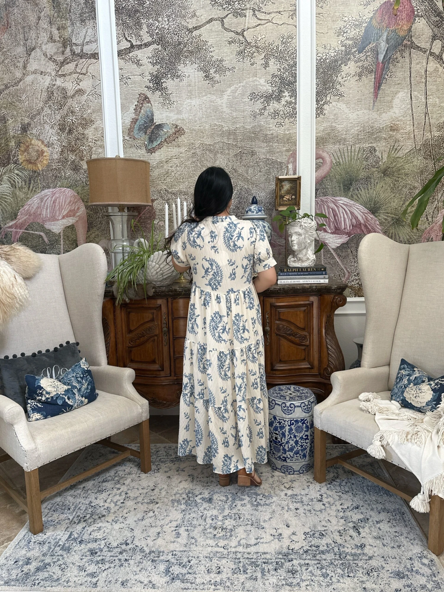 Lula Blue Paisley Tiered Dress 12 Lula Blue Paisley Tiered Dress - Image 10