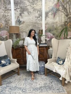 Erma Small Floral Maxi Dress