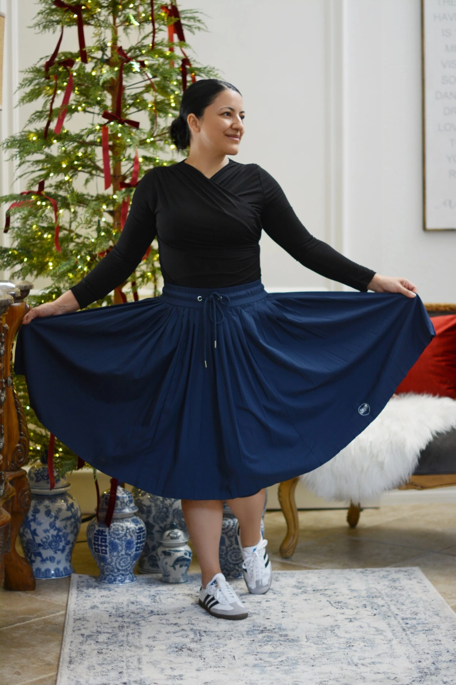 Patagonia Navy Pleated Athletic Skirt 8 Patagonia Navy Pleated Athletic Skirt - Image 6