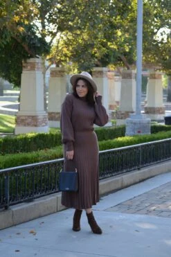 Winona Brown Knit Skirt Set -Women Dresses Store Facetune 31 08 2024 12 29 06