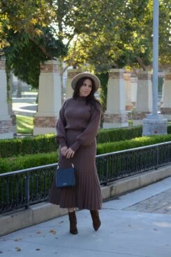 Winona Brown Knit Skirt Set -Women Dresses Store Facetune 31 08 2024 12 29 23