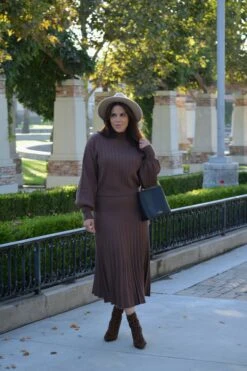 Winona Brown Knit Skirt Set -Women Dresses Store Facetune 31 08 2024 12 30 11