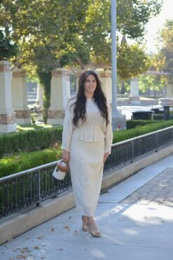 Taylor Ecru Peplum Set -Women Dresses Store Facetune 31 08 2024 12 40 06