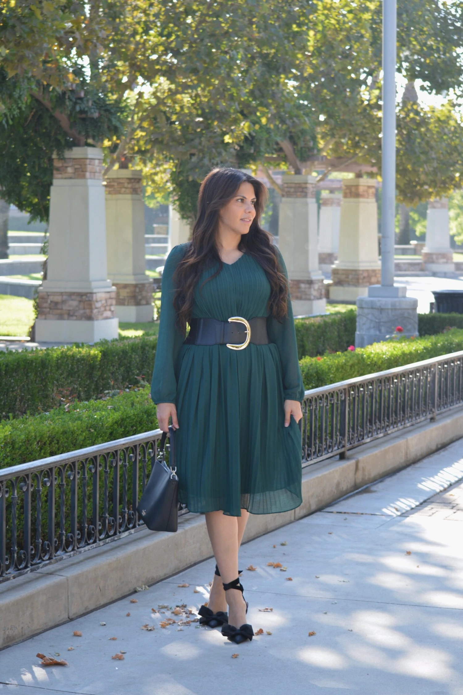 Tulla Emerald Green Midi Dress (Plus Size Available) 11 Tulla Emerald Green Midi Dress (Plus Size Available) - Image 9