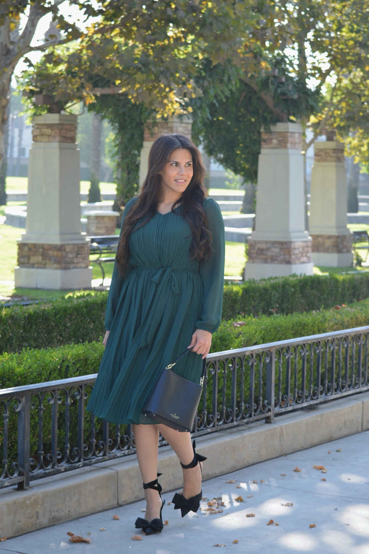 Tulla Emerald Green Midi Dress (Plus Size Available) 9 Tulla Emerald Green Midi Dress (Plus Size Available) - Image 7