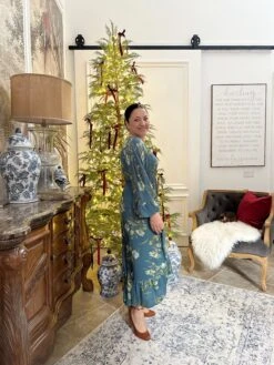 Faith Teal Floral Maxi Dress -Women Dresses Store Facetune 31 10 2024 14 46 41