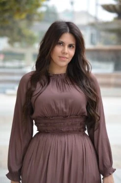 Mabel Midnight Blue Silk Dress -Women Dresses Store IMG 7694