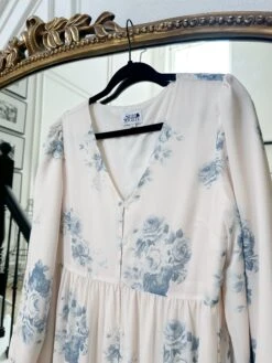 Sardinia Blue Floral Maxi Dress -Women Dresses Store IMG 1186