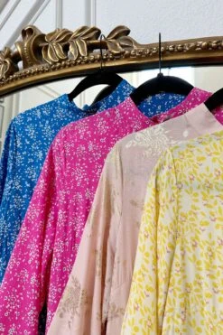 Sami Blue Floral Print Dress -Women Dresses Store IMG 1668