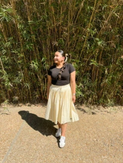 Patagonia Cream Pleated Athletic Skirt -Women Dresses Store IMG 2400