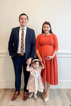 Valencia Rust Midi Dress