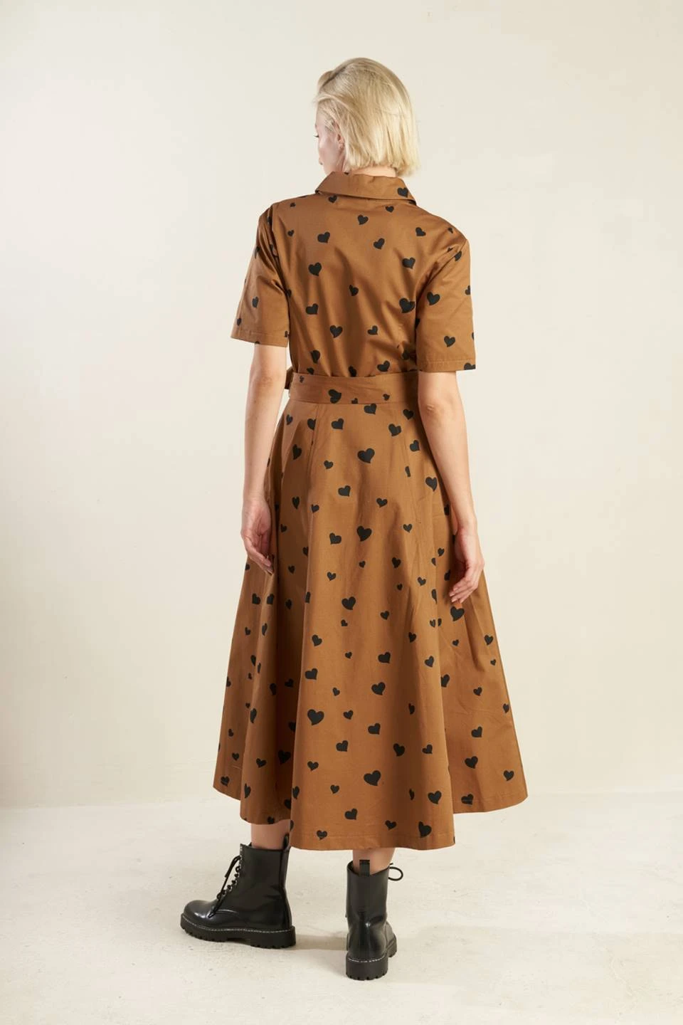 Alyson Brown Heart Cotton Dress 15 Alyson Brown Heart Cotton Dress - Image 13