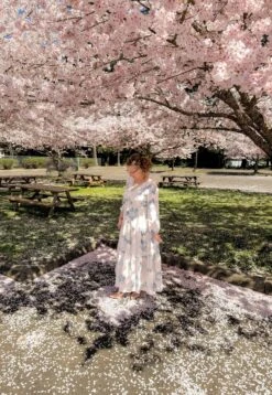 Sardinia Blue Floral Maxi Dress -Women Dresses Store IMG 5861