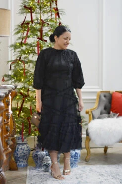 Vienna Black Tulle Dress -Women Dresses Store IMG 6001