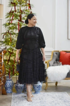 Vienna Black Tulle Dress -Women Dresses Store IMG 6002