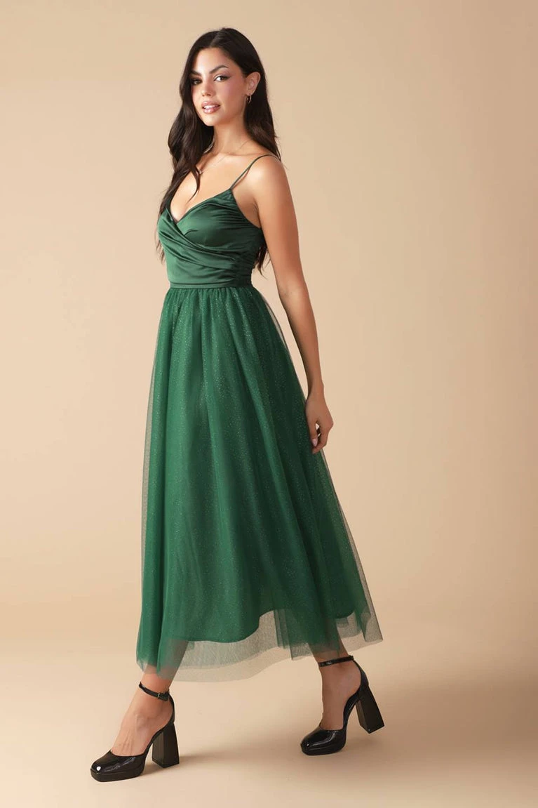 Zelie Emerald Green Tulle Dress 11 Zelie Emerald Green Tulle Dress - Image 9