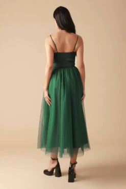 Zelie Emerald Green Tulle Dress 21 Zelie Emerald Green Tulle Dress -Women Dresses Store IMG 6245