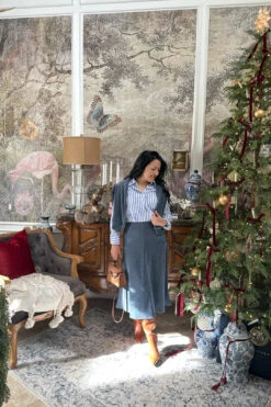 Lyra Black Corduroy Set -Women Dresses Store IMG 8110