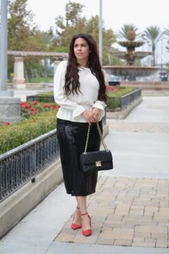 Soleil Black Sequin Skirt -Women Dresses Store Snapseed 02cc11d9 eda3 4e05 9b51 a028da91d5b1