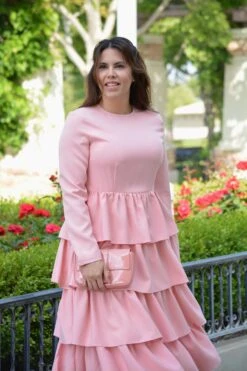 Amalfi Blush Ruffled Dress -Women Dresses Store image 0f060629 1556 4490 a7bc def89bfc3af8