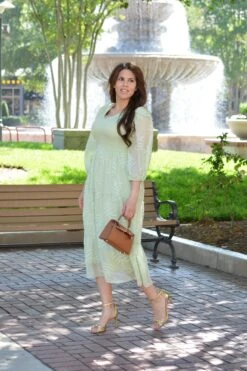 Brooke Mint Embroidered Dress -Women Dresses Store image 24cc2e9c a5c8 489f 874a 3440e2678ed9