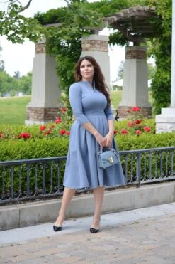 Santorini Blue Dress -Women Dresses Store image 317fc655 d7e0 447e bf9c 5444b8e96559