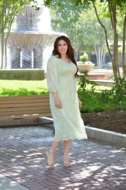 Brooke Mint Embroidered Dress -Women Dresses Store image 4115af75 70fd 4dcc acfd 0e60377b93f0
